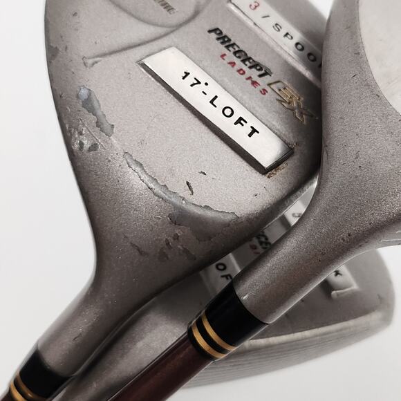 Womens Bridgestone Precept EX Driver 3 & 5 Woods Set RH Ladies Graphite Shafts - Picture 14 of 16